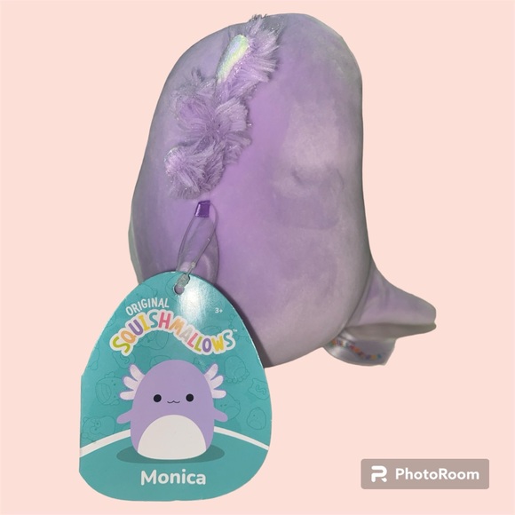 5” Monica the Purple Axolotl Squishmallow NWT - Picture 4 of 10